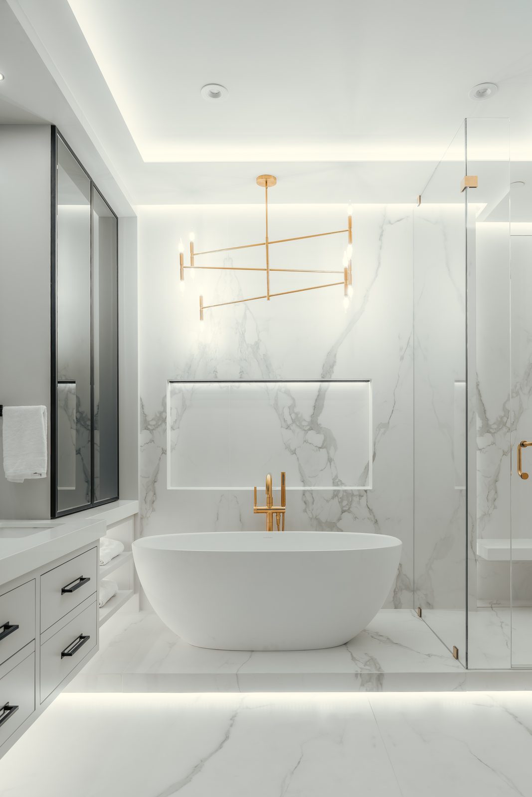Ritz-Carlton master bath, Toronto.